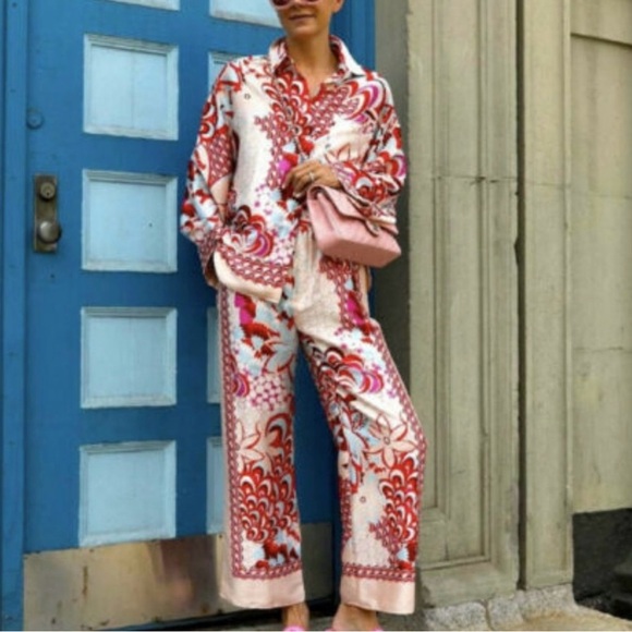 Zara scarf print top - Picture 4 of 5